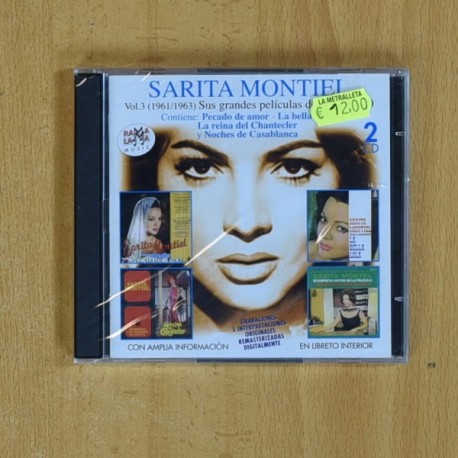 SARITA MONTIEL - VOL 3 SUS GRANDES PELICULAS - 2 CD