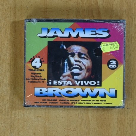 JAMES BROWN - ESTA VIVO - 2 CD