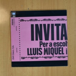 LLUIS MIQUEL I 4 Z - ONZE CANCONS I UN ADEU - GATEFOLD LP