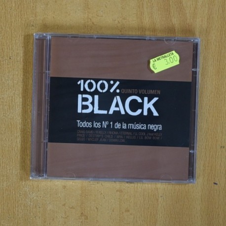 VARIOS - 100 BLACK - 2 CD