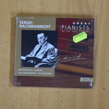 SERGEI RACHMANINOFF - SERGEI RACHMANINOFF - CD