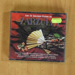 VARIOS - LOS 24 GRANDES EXITOS DE ZARZUELA - CD