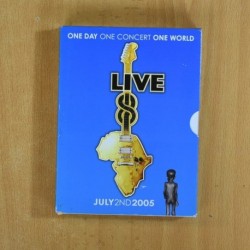 VARIOS - ONE DAY ONE CONCERT ONE WORLD LIVE JULY 2ND 2005 - DVD
