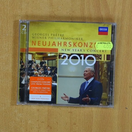 GEORGES PRETRE / WIENER PHILHARMONIKER - NEUJAHRSKONZERT 2010 - CD