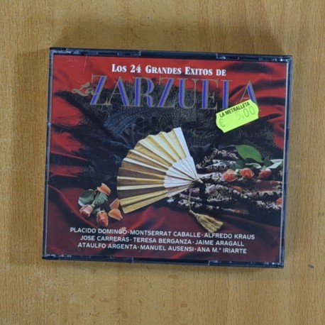 VARIOS - LOS 24 GRANDES EXITOS DE ZARZUELA - CD