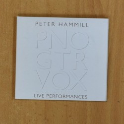 PETER HAMMILL - PNOGTRVOX LIVE PERFORMANCES - CD