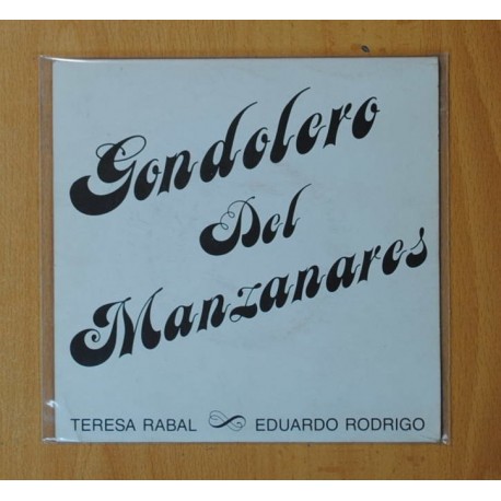 TERESA RABAL / EDUARDO RODRIGO - GONDOLERO DEL MANZANARES - SINGLE
