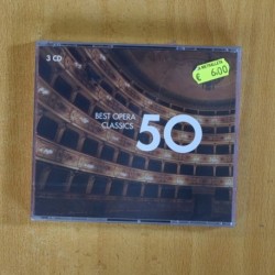 VARIOS - BEST OPERA CLASSICS 50 - 3 CD