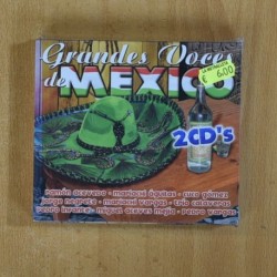 VARIOS - GRANDES VOCES DE MEXICO - 2 CD