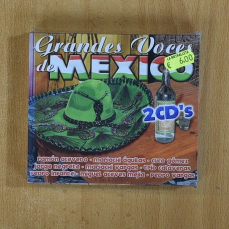 VARIOS - GRANDES VOCES DE MEXICO - 2 CD