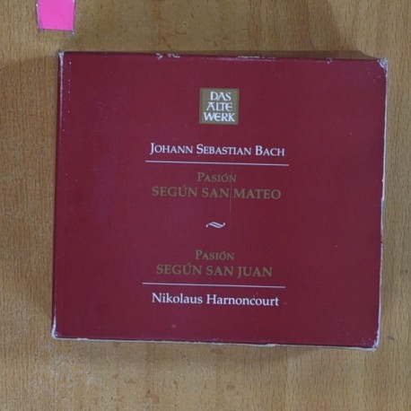 BACH - PASION SEGUN SAN MATEO - CD