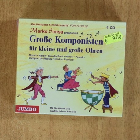 MARKO SIMSA - GROBE KOMPONISTEN - 4 CD