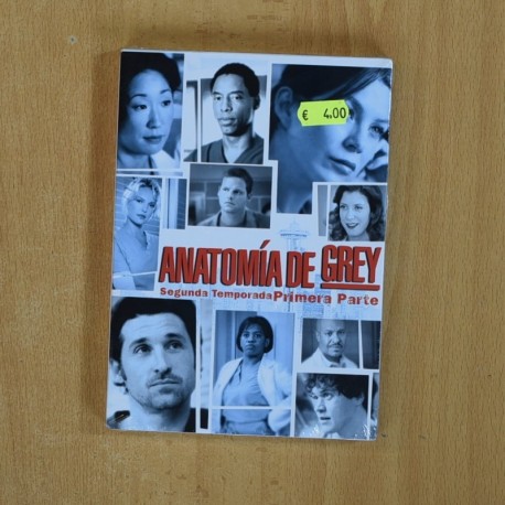 ANATOMIA DE GREY - SEGUNDA TEMPORADA PRIMERA PARTE - DVD