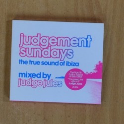 JUDGE JULES - JUDGEMENT SUNDAYS - 2 CD