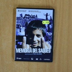 MEMORIA DEL SAQUEO - DVD