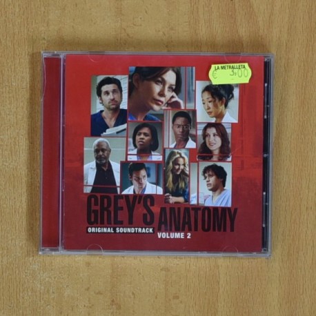 VARIOS - GREYS ANATOMY VOLUME 2 - CD