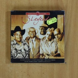 VARIOS - 5 LEYENDAS ORIGINAL DE CUBA - CD