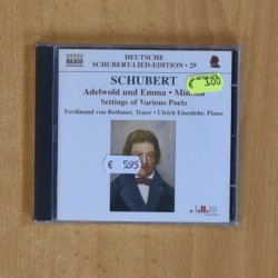 SCHUBERT -ADELWOLD UND EMMA / MINOMA - CD