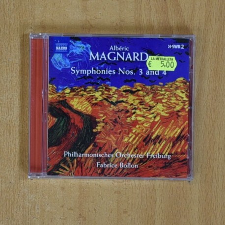 MAGNARD - SYMPHONIES NOS 3 AND 4 - CD