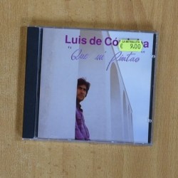 LUIS DE CORDOBA - QUE NI PINTAO - CD