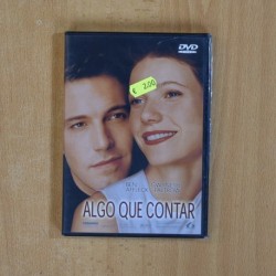 ALGO QUE CONTAR - DVD