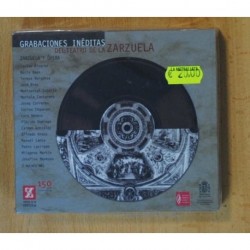 VARIOS - GRABACIONES INEDITAS DEL TEATRO DE LA ZARZUELA - CD