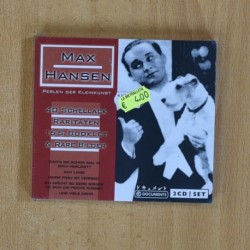 MAX HANSEN - 40 SCHELLACK RARITATEN 16 S BOOKLET & RARE BILDER - CD