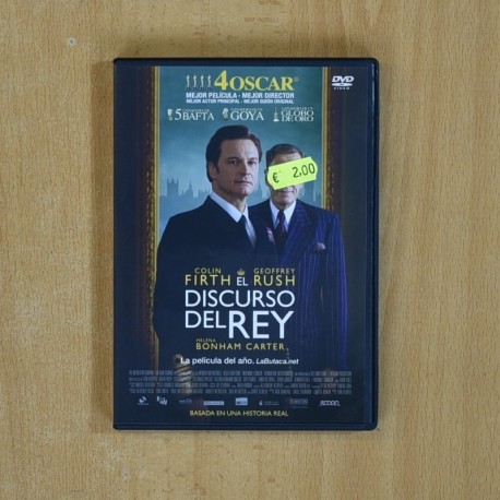 EL DISCURSO DEL REY - DVD