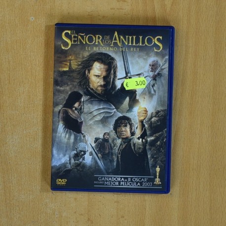 EL SEÃOR DE LOS ANILLOS EL RETORNO DEL REY - DVD