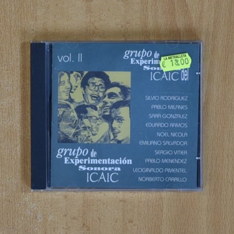 VARIOS - GRUPO DE EXPERIMENTACION SONORA DEL ICAIC VOL 2 - CD