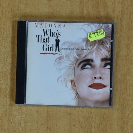 MADONNA - WHOS THAT GIRL - CD