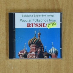 VARIOS - POPULAR FOLKSONGS FROM RUSIA - CD