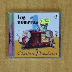 VARIOS - CLASICOS POPULARES LOS NUMEROS 1 - CD