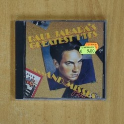 PAUL JABARA - GREATEST HITS AND MISSES - CD