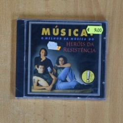 HEROIS DA RESISTENCIA - MUSICA O MELHOR DA MUSICA DO - CD