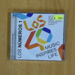 VARIOS - LOS NUMEROS 1 DE LOS 40 MUSIC INSPIRES LIFE - CD