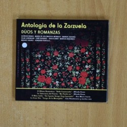 VARIOS - ANTOLOGIA DE LA ZARZUELA DUOS Y ROMANZAS - CD