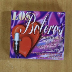 VARIOS - LOS BOLEROS INOLVIDABLES - 3 CD