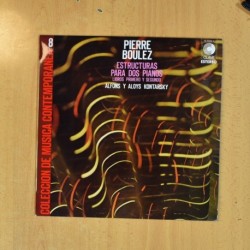 PIERRE BOULEZ - ESTRUCTURAS PARA DOS PIANOS - LP