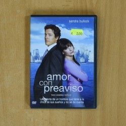 AMOR CON PREAVISO - DVD