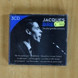 JACQUES BREL - SES PLUS GRANDES CHANSONS - 3 CD