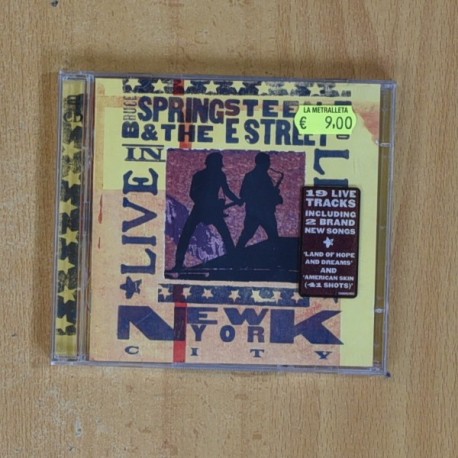 BRUCE SPRINSTEEN - LIVE IN NEW YORK CITY - CD