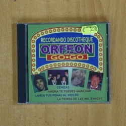 VARIOS - RECORDANDO DISCOTHEQUE ORFEON A GO GO - CD