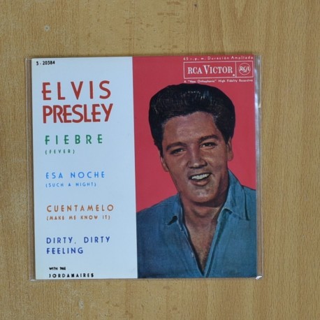 ELVIS PRESLEY - FIEBRE + 3 - EP