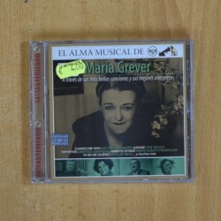 MARIA GREVER - EL ALMA MUSICAL DE MARIA GREVER - CD