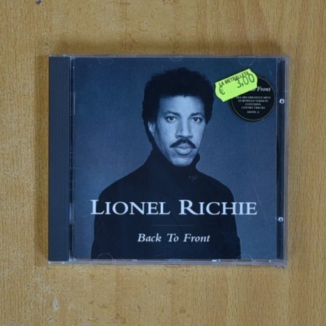 LIONEL RICHIE - BACK TO FRONT - CD