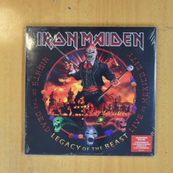 IRON MAIDEN - NIGHTS OF THE DEAD LEGACY OF THE BEAST - PORTADA ABIERTA 3 LP