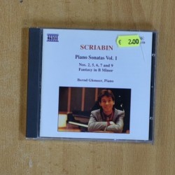 SCRIABIN - PIANO SONATAS VOL 1 - CD
