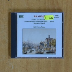 BRAHMS - THEME AND VARIATIONS - CD
