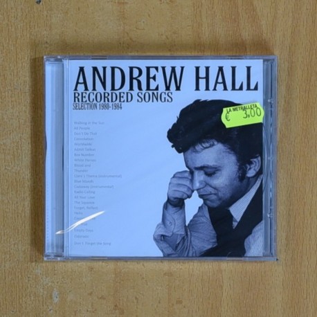 ANDREW HALL - RECORDED SONGS - CD